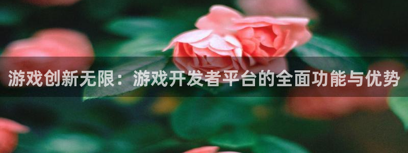 沐鸣2登录地址：游戏创新无限：游戏开发者平台的全面功能与优势