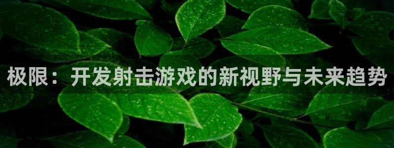 沐鸣2官网 5O6917：极限：开发射击游戏的新视野与未来趋势
